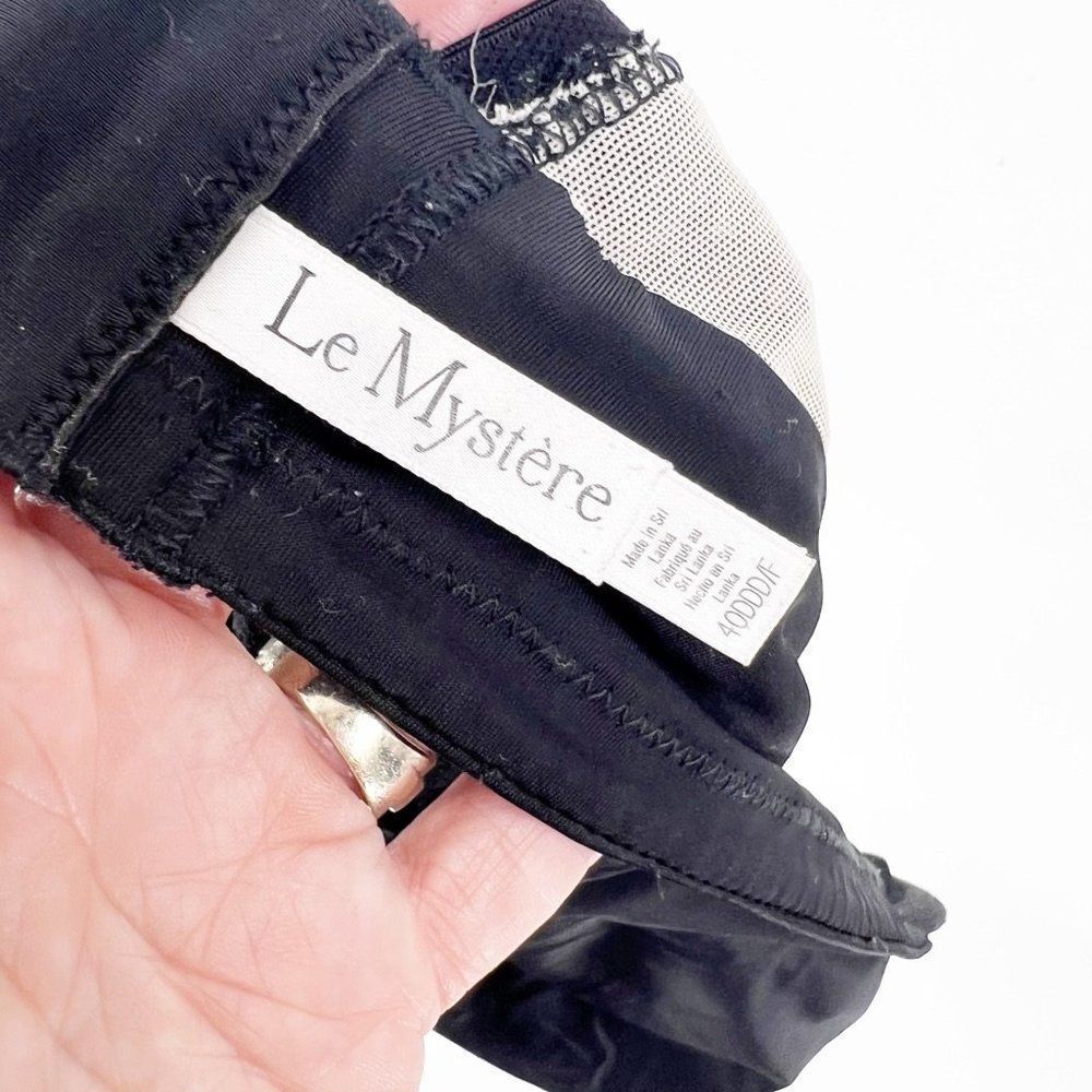 ✅ LE MYSTERE BLACK UNDERWIRE BRA SIZE‎ 40DDD - Picture 3 of 4